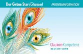 Der Grüne Star (Glaukom) PATIENTENINFORMATION · 4 AugenB + Lick Diese Patienteninformation ist dazu gedacht, Sie über das Glaukom, im Volksmund Grüner Star, zu informie-ren .