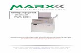 Reinigungsgerät manuell PWA 600 i - marx-spritzgeraete.de · Uwe Marx GmbH haftet nicht für eventuelle Schäden, die aus unsachgemäßen bzw. falschem Gebrauch entstehen. 4.1 Berufsgenossenschaftliche