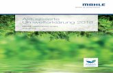 Aktualisierte Umwelterklärung 2018 - mahle.com · MAHLE Filtersysteme GmbH, Auengrund Umwelterklärung 2018 03 1. Vorwort Mit Innovationskraft Zukunft gestalten MAHLE ist ein international