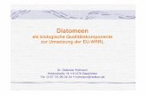 Diatomeen Hofmann 071004 - flussgebiete.hessen.deflussgebiete.hessen.de/fileadmin/dokumente/5_service/veranstaltungen... · Diatomeen als biologische Qualitätskomponente zur Umsetzung