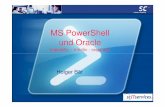 MS PowerShell und Oracle - doag.org · Herunterladen kann sie jeder,doch richtig kennen und schätzen zu lernen werden sie, gerade am Anfang, nur wenige. … Nehmen Sie sich am besten
