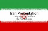 By: Rex Sohanaki Iran Presentation Language: Persian/Farsi · vi X Library Science - Google X . Untitled presentation - 8th Grade 1B Design - In Hojaj Square 5 1.4911 1 el ! 3m6!