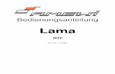 Lama - produktinfo.conrad.com · 2.2 Hinweise zum sicheren Betrieb Der Hersteller bzw. der Händler haftet nicht, wenn Verluste bzw. Schäden durch unsachgemäße Anwendung verursacht