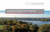 Tätigkeitsbericht 2018 Datenschutz - lda.brandenburg.de · Akteneinsicht hat nach Artikel 59 Datenschutz-Grundverordnung einen Jahresbericht über ihre Tätigkeit zu erstellen und