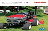 KompaKter traKtor Kompaktraktorer - mi.dk GK serien.pdf · en ny traktor fra YaNmar. DEN KOMPAKTE GK 160 For det europæiske marked er YaN-mar GK 160 den første traktor fra den nye,