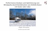 Performance-Analyse und Optimierung von Windparks durch ...spreewind.de/.../11/26WT0811_F3_1625_anemos-jacob_Performance-Analyse.pdf · Roger Dorweiler anemos-jacob GmbH Performance-Analyse