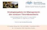Strategieupdate im Management der venösen Thromboembolie · AWMF-S2-Leitlinie 2015: Validierter klinischer Score zur Ermittlung der klinischen Wahrscheinlichkeit einer Venenthrombose