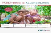 AUSGABE 03 / 2015 PÄDIATRISCHE ALLERGOLOGIE · (IgE-vermittelte) Krankheiten, wie allergisch bedingter Schnupfen (Rhinitis), allergisch bedingte Entzündung der Augenbindehaut (Konjunktivitis),