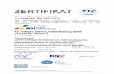  · ZERTIFIKAT ntVUCERT THOR/NCEN für das Managementsystem nach DIN EN ISO 9001 :2015 Die regelwerkskonforme Anwendung wurde nachgewiesen und wird gemäß Zertifizierungsverfahren