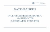 DATENBANKEN - Uni Ulm Aktuelles · SCIE (Sciences Citation Index Expanded) Datenbankbeschreibung enthält bibliographische Beschreibungen zu Publikationen aus ca. 8 300 natur- und