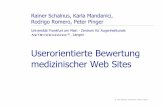 Userorientierte Bewertung medizinischer Web Sitesschalnus/Documents/QmWbHI.pdf · 3 / 15 © 2001 Schalnus, Heinemann, Romero, Pinger Userorientierte quantitative Einschätzung von