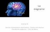 La migraine - saetd-dz.com · Introduction •La migraine est une céphalée primitive, très vraisemblablement à base génétique. •Un mécanisme déclenché dans les profondeurs