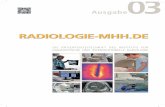 RADIOLOGIE-MHH - mh-hannover.de · 2. Radiologie-MHH.de. ist die Patientenzeitschrift des Instituts für Diagnostische und Interventionelle . Radiologie und erscheint mehrmals im