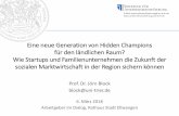 Eine neue Generation von Hidden Champions für den ... · • Studium der Betriebswirtschaftslehre, HU Berlin (1999-2005) • Wissenschaftlicher Mitarbeiter und Promotion, TU München
