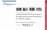 Integrationsunternehmen im Kreis Lippe - aga-detmold.de · 6 2 Schwerbehinderte Menschen am Arbeitsmarkt In diesem Abschnitt wird eine Einordnung der lippischen Integrationsunternehmen