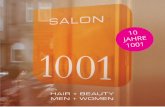 Preisliste Salon 1001 Erlangen - Herren und Damen ... · HAIR + BEAUTY MEN + WOMEN SALON 1001 PLÄRRER Gostenhofer Hauptstraße 27 | 90443 Nürnberg (09 11) 621 48 13 Mo–Sa 09–20