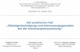 Der praktische Fall - isr.hhu.de · 2. Jahrestagung des Instituts für Insolvenz- und Sanierungsrecht und der Düsseldorfer Vereinigung für Insolvenz- und Sanierungsrechte e. V.