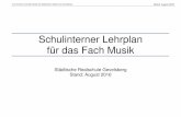 Schulinterner Lehrplan für das Fach Musik - rs-gevelsberg.de · Es existiert derzeit kein Lehrwerk, sodass die unten aufgeführten Unterrichtsreihen meist im Bezug zum MIP Journal,