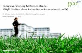 Energieversorgung Motzener Straße: Möglichkeiten eines ...motzener-strasse.de/system/files/9Geo-En-Präsentation NEMO-Workshop... · (vertikale Grundwasserzirkulation im Aquifer)