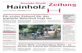 Soziale Stadt Zeitung Hainholz - HANNOVER.DE · Hainholz Zeitung Soziale Stadt Modernisierungen Sanierungsgebiete bieten Hausbesit-zern die Möglichkeit vermietete Wohnungen mit finanzieller