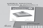 MATERIAL DIDÁCTICO Portafolio de Matemática 6digital.aique.com.ar/segundo-ciclo/archivos/Guia_docente_Portafolio... · Material didáctico Portafolio de Matemática 6 / Jimena Morillo