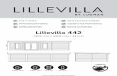 DE Lillevilla 442 - taloon.info · ler denna produkt ange för återsäl-jaren eller tillverkaren garantinumret som har klistrats på paketet och på monteringsanvisningen! Utan garantinumret