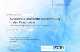 LVR-Fokustagung 2014 Autonomie und Selbstbestimmung in der ... · 2 Programm • LVR-Fokustagung • Autonomie und Selbstbestimmung in der Psychiatrie Programm • LVR-Fokustagung