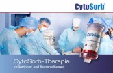 CytoSorb-Therapiecytosorb-therapie.de/wp-content/uploads/2016/03/CytoSorb_Booklet_DE_2.0.pdf · CytoSorb-Therapie REGAIN CONTROL Die in diesem Dokument getroffenen Aussagen stellen
