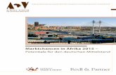 Marktchancen in Afrika 2015 · Marktchancen in Afrika 2015 – Potentiale für den deutschen Mittelstand Studie des Afrika-Vereins der deutschen Wirtschaft in Kooperation mit Germany