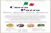 Cocco Pazzo Speisekarte Pazzo Karte.pdf · Title: Cocco Pazzo Speisekarte Subject: Cocco Pazzo Speisekarte Keywords: Cocco Pazzo, Speisekarte, Restaurant Created Date: 4/3/2019 1:21:57