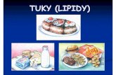 TUKY (LIPIDY) - is.muni.cz · Sni žuj í objem stravy bohaténa energii Zcholesterolu se tvo řísteroidn íhormony. Dělen ílipid ů Jednoduch é lipidy acylglyceroly (tuky) a