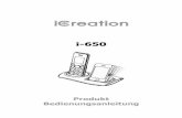 UGCL9000 i-650 -German-V1.2 - media.elektronik-star.demedia.elektronik-star.de/images/BDA/de/10014499.pdf2 Einleitung Danke für den Kauf des Farb-DECT BT Telefons. Ihr neues DECT