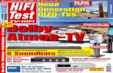 Panasonic: Sony: TV HIFI Dolby- Atmos-TV - presseundbuch.de · HiFi Test TV•HIFI HiFi Test TV•HIFI September/ Oktober 5/19 Deutschland € 3,20 Ausland € 3,60 CHF 4,50 · DKK