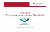 Fallbericht: Fornixruptur nach vaginaler Fistelplastik · You JS, Chung YE, Lee JY, Lee HJ, Chung TN, Park YS, Park I (2012) The spontaneous rupture of the renal fornix caused by