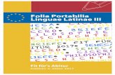 Folia Portabilia Linguae Latinae III - nibis.de · 4) Erstellen Sie eine Charakteristik des Agricola! (T) (T) Agricola erweist sich als pragmatisch und als guter Analytiker der Situation,