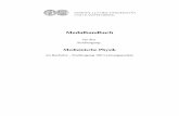 Modulhandbuch - Naturwissenschaftliche Fakultät II · 2 Einführung Biochemie, Aufbau und Stoffwechsel von Kohlenhydraten und Lipiden 3 Aufbau und Funktion von Proteinen, Biomembranen