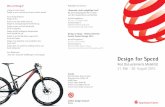 Design for Speed - de.red-dot.org · Aeroad CF SLX von Canyon Bicycles, Koblenz Design: In-house und Artefakt Industriekultur Red Dot: Best of the Best 2014 Bluelabel Charger hybrid