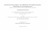 Untersuchungen an Methyl-Porphyrinato- Rhodium-Komplexenediss.sub.uni-hamburg.de/volltexte/2013/6176/pdf/Dissertation.pdf · Untersuchungen an Methyl-Porphyrinato-Rhodium-Komplexen