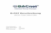 B-PAT Beschreibung · Die BACnet MAC address ist die technische BACnet Adresse eines Device und wird verwen-det, um Nachrichten zu den Devices zu versenden. Eine zugewiesene BACnet
