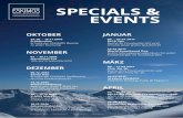 SPECIALS & EVENTS - saas-fee.ch · ESKIMOS Sports GmbH Obere Dorfstrasse 62 CH-3906 Saas-Fee info@eskimos.ch +41 27 957 49 04  OKTOBER 24.10. – 15.11.2016 Frühbucher