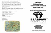 Killturnier5-1 - Bearpa · Sonderveranstaltung: Jagdschusswettbewerb Am Samstag Nachmittag wird es einen Wettbewerb geben, bei dem mit Jagdspitze vom Treestand aus auf eine
