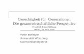 Gerechtigkeit für Generationen Die gesamtwirtschaftliche ... fileKonzept Axel Börsch-Suppan (2003): ... Aktiva Passiva. Einfluss der Staatsverschuldung auf das vererbte Vermögen