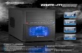 MICRO ATX PC CASE - de.sharkoon.com · MICRO ATX PC CASE Micro-ATX-Gehäuse 2x 5,25"-Laufwerksschacht (extern), 1x mit SSD Einbaurahmen BayExtension vorinstalliert 1x 3,5"-Einbauschacht