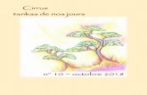 Cirrus tankas de nos jours - christiane-ranieri.frchristiane-ranieri.fr/sites/default/files/10_Cirrus_automne_2018.pdf · Cirrus no 10 ~ octobre 2018 ~ p 29 Le livre et les poètes