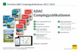 ADAC Campingpublikationen filePreisliste ADAC Campingpublikationen 2017/2018 1 ADAC Campingpublikationen 2 Verlagsangaben 3 Grundpreise und Rabatte 4 ADAC Campingführer