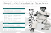 Ryukyu Bujutsu Kenkyu Doyukai Karate & Kobujutsu Seminar · Ryukyu Bujutsu Kenkyu Doyukai Karate & Kobujutsu Seminar Shorin Ryu Karate und Yamanni Ryu Kobujutsu 05./06. Mai 2018 in