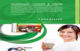 NUTRISHAKE COOKIES & CREAM - amway.com.pa · Nutrishake NUTRILITE™ son deliciosas y nutritivas malteadas, bajas en grasa y carbohidratos, de fácil preparación, que te ayudaran