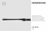 LIF 481R - heidenhain.de · Montageanleitung Mounting Instructions Instructions de montage Istruzioni di montaggio Instrucciones de montaje LIF 481R 7/2014
