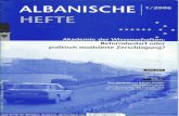 Seite „zwo“ - albanien-dafg.dealbanien-dafg.de/DAFG/Archiv/AlbanischeHefte/AH-2006-1.pdf · 2 Albanische Hefte 4/2005 Seite „zwo“ Nach der Reise im Herbst 2005 (s. a. AH 4-2005),