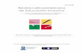Revista Latinoamericana de Educación Inclusiva - rinace.netrinace.net/rlei/numeros/vol10-num1/RLEI_10,1.pdf · diversidad y las necesidades educativas especiales. • Evaluación